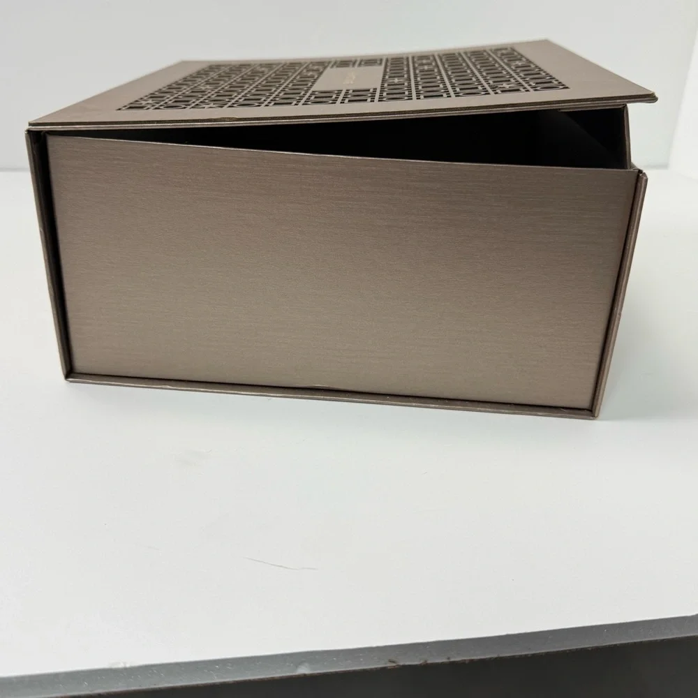 Beautiful Bvlgari Metallic Bronze Closet Storage or Gift Box - Picture 10 of 13